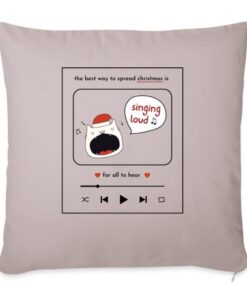 The Best Way To Spread Christmas Is Sofa Pillowcase with filling 45cm x 45cm